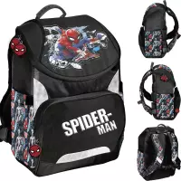 Ilustracja  Paso Tornister Szkolny Spider Man Black SP25WW-575