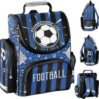 Ilustracja produktu Paso Tornister Szkolny Football Niebieski PP25NG-525