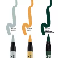 Ilustracja produktu AK Interactive: Real Colors Markers - RCM111 - Set - WWII Axis Aircraft Squiggle Camouflage Colors (3)