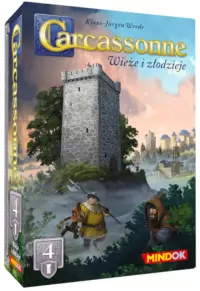 Ilustracja produktu Carcassonne 4 Wieże i Złodzieje Edycja 3