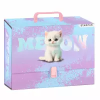 Ilustracja Starpak Teczka z Rączką A4 90 mm Cute Kitty 583306