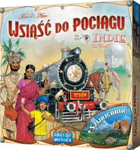 Ilustracja Wsiąść do Pociągu: Kolekcja Map 2 - Indie i Szwajcaria