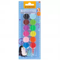 Ilustracja produktu Starpak Kredki Woskowe Segmentowe 12 kolorów 582131