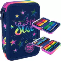 Ilustracja produktu CoolPack Jumper 2 Piórnik Dwukomorowy Z Wyposażeniem Stars F066960