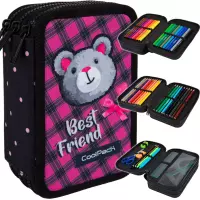 Ilustracja produktu CoolPack Jumper 3 Piórnik Trzykomorowy Z Wyposażeniem Buddy F067959