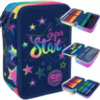 Ilustracja produktu CoolPack Jumper 3 Piórnik Trzykomorowy Z Wyposażeniem Stars F067960