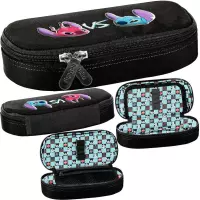 Ilustracja BeUniq Piórnik Tuba Usztywniona Stitch Double DS26NN-013