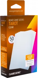 Ilustracja produktu Gamegenic: Board Game Sleeves - Tarot (73x122 mm) - Koszulki na Karty - Clear - 50 sztuk