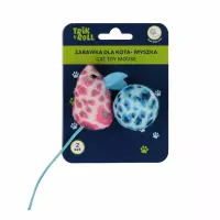 Ilustracja produktu Trik&Roll Zabawka Dla Kota Zestaw PIłka i Myszka Pluszowa 560728