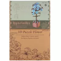 Ilustracja Mega Creative Puzzle Drewniane 3D Kwiaty 115el 594881