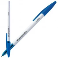 Ilustracja Paper Mate Długopis Jednoroazowy 045 ze Skuwką 1.0mm Niebieski 2084413