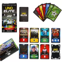 Ilustracja produktu Mattel Gra Karciana Uno Elite Formuła 1 2025 Booster Pack Zestaw Dodatkowy JLV43