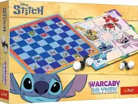 Ilustracja produktu Trefl Warcaby i Młynek Lilo&Stitch 