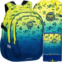 Ilustracja produktu CoolPack Zestaw Szkolny Football 2T 3el. Plecak F002339 + Worek F070339 + Piórnik F076339