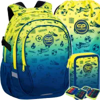Ilustracja CoolPack Zestaw Szkolny Football 2T 3el. Plecak F002339 + Worek F070339 + Piórnik F066339