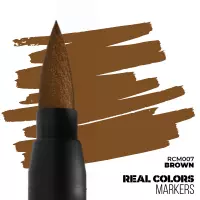 Ilustracja AK Interactive: Real Colors Markers - RCM007 - Brown Ilustracja AK Interactive: Real Colors Markers - RCM007 - Brown