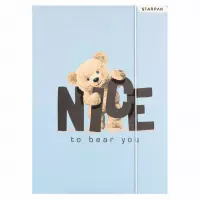 Ilustracja Starpak Teczka z Gumką Miś 583298