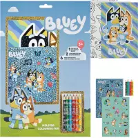 Ilustracja produktu Undercover Zestaw Kreatywny do Kolorowania Bluey BLUI0225