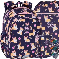 Ilustracja produktu CoolPack Jerry Plecak Szkolny Elisabeth F029933 + Worek F070933 + Piórnik F067933