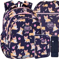 Ilustracja produktu CoolPack Jerry Plecak Szkolny Elisabeth F029933 + Worek F070933 + Piórnik F076933
