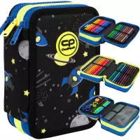 Ilustracja produktu CoolPack Jumper 3 Piórnik Trzykomorowy Z Wyposażeniem Atlantis F067828