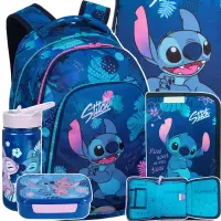 Ilustracja CoolPack Zestaw Szkolny Stitch Blue 5el Plecak F025780 + Piórnik F076780 + Worek F054780 + STLO9913 + STLO9903