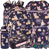 Ilustracja CoolPack Zestaw Szkolny Elisabeth 5el. Plecak Prime Pro F162933 + Worek F070933 + Piórnik F067933 + Z17933 + Z18933