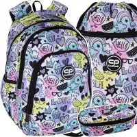 Ilustracja CoolPack Zestaw Szkolny Mood 3el. Plecak Prime Pro F162934 + Worek F070934 + Piórnik F062934