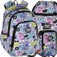 Ilustracja CoolPack Zestaw Szkolny Mood 3el. Plecak Prime Pro F162934 + Worek F070934 + Piórnik F067934