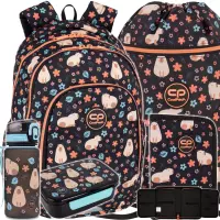 Ilustracja CoolPack Zestaw Szkolny Capybara 5el. Plecak Prime Pro F162937 + Worek F070937 + Piórnik F076937 + Z17937 + Z18937