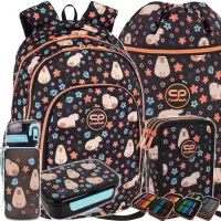 Ilustracja CoolPack Zestaw Szkolny Capybara 5el. Plecak Prime Pro F162937 + Worek F070937 + Piórnik F067937 + Z17937 + Z18937
