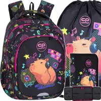 Ilustracja CoolPack Zestaw Szkolny Capybara Music 3el. Plecak Fast F163961 + Worek F159961 + Piórnik F076961