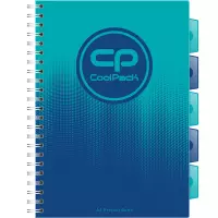 Ilustracja produktu Coolpack Kołozeszyt Gradient Ocean A4 100 Kartek Kratka 03067CP