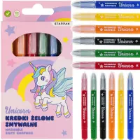Ilustracja produktu Starpak Kredki Zmywalne 6 Kolorów Unicorn 551672