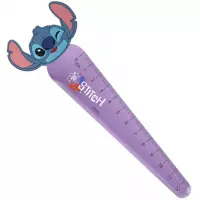 Ilustracja produktu CoolPack Linijka 12 cm z Główką Stitch Black 91385PTR