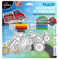 Ilustracja produktu Kidea Zestaw Kreatywny Magiczne Pojazdy 582399