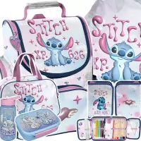 Ilustracja produktu  Paso Zestaw Szkolny 6el.Stitch Serce Tornister DS26ZZ-525 + Piórnik DS26ZZ-P001 + Worek DS26ZZ-712 + Torba DS26ZZ-074