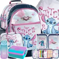 Ilustracja produktu Paso Zestaw Szkolny 6el.Stitch Serce Plecak DS26ZZ-116 + Piórnik DS26ZZ-P001 + Worek DS26ZZ-712 + Torba DS26ZZ-074