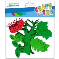 Ilustracja produktu Craft With Fun Ozdoba Dekoracyjna Nalepki Piankowe Drzewo 463440