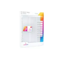 Ilustracja produktu Gamegenic: 18-Pocket Pages Sideloading - Koszulki do Segregatora - White (10 szt)