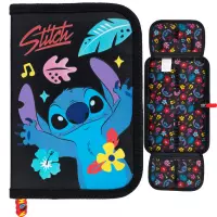 Ilustracja produktu  St.Majewski Piórnik Dwuklapkowy Bez Wyposażenia Stitch Black Aloha 679841