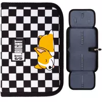 Ilustracja produktu St. Majewski Piórnik Dwuklapkowy Bez Wyposażenia Sleepy Corgi 664380