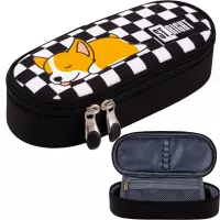 Ilustracja produktu St.Majewski Piórnik Tuba Saszetka Usztywniona Sleepy Corgi 664366