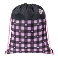 Ilustracja produktu St.Majewski Worek na Obuwie Pink Checkered 680403