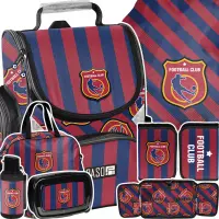 Ilustracja produktu  Paso Zestaw Szkolny 6el Football Club Tornister PP26FT-525 + Piórnik PP26FT-P001BW + Worek PP26FT-712 + Torba PP26FT-074
