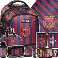 Ilustracja produktu Paso Zestaw Szkolny 6el Football Club Plecak PP26FT-260 + Piórnik PP26FT-P001 + Worek PP26FT-712 + Torba PP26FT-074