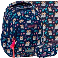 Ilustracja AstraBag Zestaw Szkolny Dear Puppy 3el. Plecak AB330 502026010 + Worek 507026005 + Piórnik 503026017