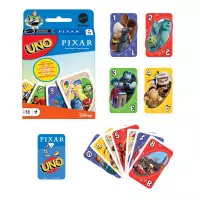 Ilustracja Mattel Gra Karciana Uno Pixar HYK61