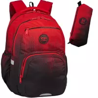 Ilustracja produktu CoolPack Zestaw Szkolny Gradient Cranberry 2el. Plecak Pick F099756 + Piórnik F061756