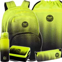 Ilustracja produktu CoolPack Zestaw Szkolny Gradient Lemon 5el. Plecak Pick E99510 + Worek E70510/F + Piórnik E61510 + 56414CP + Z07510